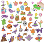 4pcs/set-Halloween-Diamond Sticker