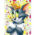 Cat-Full Round Diamond Painting-30x40cm