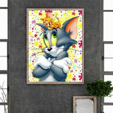 Cat-Full Round Diamond Painting-30x40cm