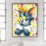 Cat-Full Round Diamond Painting-30x40cm