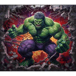 Marvel Heroes-Full Round Diamond Painting-40x35cm