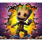 Marvel Heroes-Full Round Diamond Painting-40x35cm