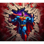 Marvel Heroes-Full Round Diamond Painting-40x35cm