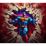 Marvel Heroes-Full Round Diamond Painting-40x35cm