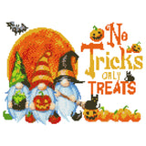Halloween Gnome-Diamond Sticker