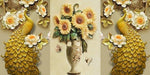 Peacock sunflower - Full Drill Round Drill - 92x45cm