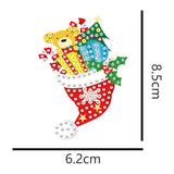 5pcs/set Double Sided Christmas DIY Diamond Painting  Hanging Pendant Trees Decoration