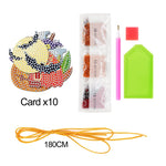 10pcs/set DIY Diamond Painting Decoration Christmas / Halloween Tree Pendants