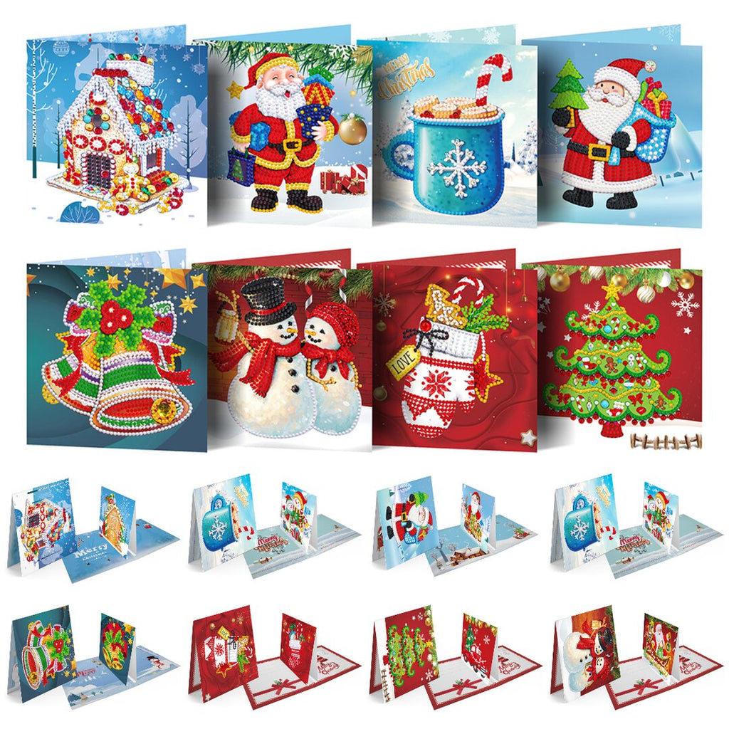 Moma 3d Holiday Cards (8pcs) - Gingerbread House Moma 3d Holiday Cards (8pcs) - Gingerbread House