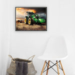 Square Tractor Square Drill Paintings