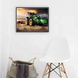 Square Tractor Square Drill Paintings