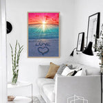 Love Beach-Full Drill Diamond Painting