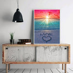 Love Beach-Full Drill Diamond Painting