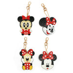 4pcs/set Diamond painting Keychain