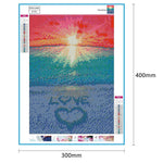 Love Beach-Full Drill Diamond Painting
