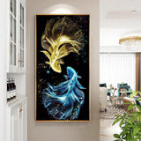 Colorful Fish - Full Drill Round Drill Painting - 85x45cm