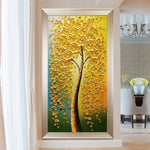 Golden Flower Tree  - Full Drill Round Drill Painting - 85x45cm