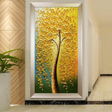 Golden Flower Tree  - Full Drill Round Drill Painting - 85x45cm