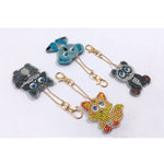 4pcs/set Diamond painting Keychain