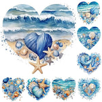 Love Starfish-Full Round Diamond Painting-30x30cm