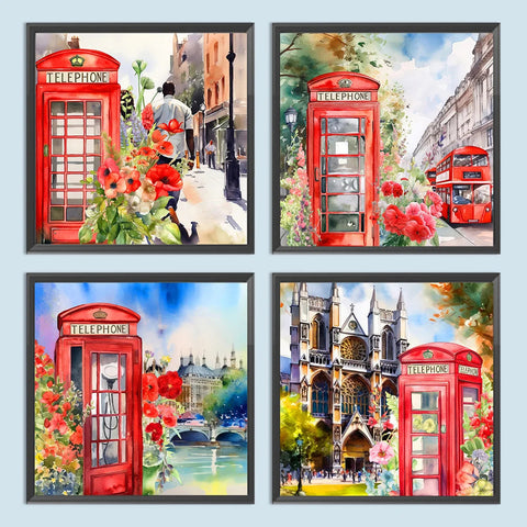 Call Box-Full Round Diamond Painting-30x30cm