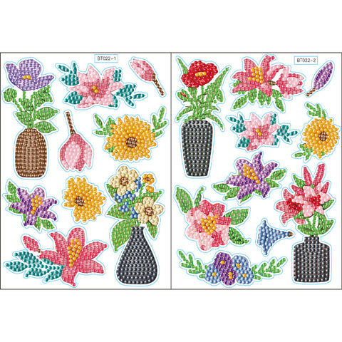 2pcs 5D DIY Diamond Painting Stickers