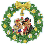1pc DIY Christmas Wreath Stickers