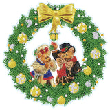 1pc DIY Christmas Wreath Stickers