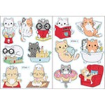 2pcs Cartoon DIY Diamond Drawing Sticker