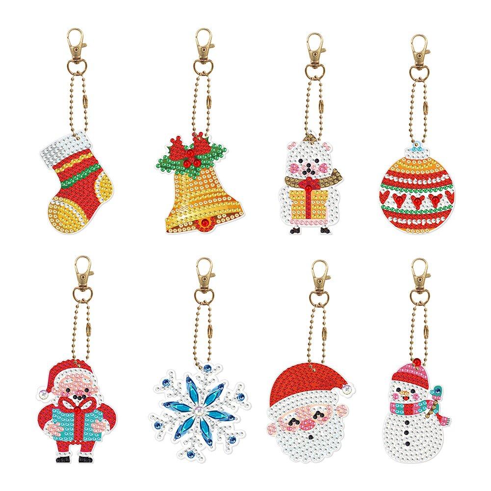 Christmas-Full Special Shaped Diamond Keychain – rainbowdiamondpainting