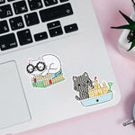 2pcs Cartoon DIY Diamond Drawing Sticker