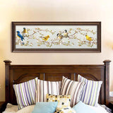 Birds - Full Drill Round Drill Painting - 80x30cm